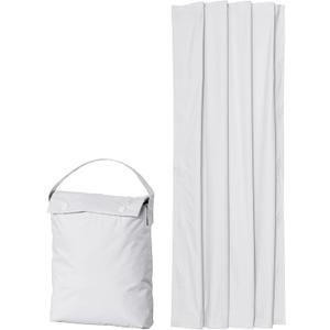 Amazon Basics Portable Room Darkening Light Blocking Blackout Curtain Shade with Suction Cups, 100% Polyester, 50"W x 78"L,White, 1-Pack