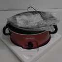 Crock-Pot 6-Quart Cook & Carry Oval Manual Portable Slow Cooker, Red - SCCPVL600-R