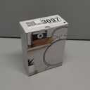 Peakeep 4 Inches Twin Bell Loud Alarm Clock for Heavy Sleepers, Backlight, Battery Operated Old Fashioned Alarm Clock for Bedrooms (3D-Dial, Black)