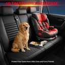 Fit Titan Car Seat Covers (5 Seats Full Set) Compatible with Nissan Titan 2004-2024 2025 2026-Full Coverage Breathable Leather, Airbag Compatible, Waterproof & All-Weather,Black