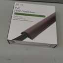 Cord Hider Floor, 3FT, Beige Cord Cover Floor, Cord Protector Floor Extension Cable Cover, Soft PVC Wire Covers - Cable Management Hide Cords on Floor - Cord Cavity: 0.7" (W) x 0.4"(H)