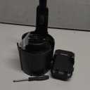 Car Phone Mount with Cup Holder Expander - Upgraded Anti-Shake 2-in-1 Cup Phone Holder for SUVS Trucks with Adjustable Aluminium Alloy Long Neck, fit for iPhone Samsung Galaxy (Black)