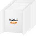 12 Pack Trifold Poster Board, 36x48 Inches White Presentation Board, Portable Display Board for Science Fair, School DIY Project and Business Exhibitions