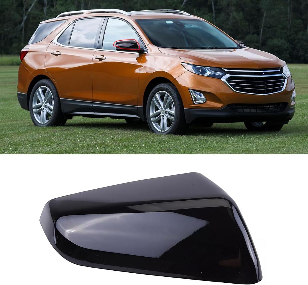 Compatible with Chevy Equinox 2018-2023 Right Side Mirror Cover
