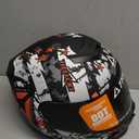 Lightweight and cool modular motorcycle helmet; full-face design with dual anti-fog visors; ECE approved; suitable for men and women; four colored lens options; Size XL.