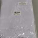 homing 2 Pack Rectangle Vinyl Tablecloth, Waterproof Spillproof Plastic Flannel Backed Table Cloth, Wipe Clean Table Cover for Dining, Buffet Parties and Camping (White, 52" x 70")