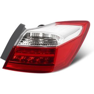 Passenger Side Outer Tail light Compatible with Accord Sedan EX-L Touring 2013 2014 2015 Rear Light Taillight 33500T2AA12 HO2805103 (Right)