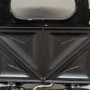 T-fal Compact Sandwich Maker, Stainless Steel, Easy to Clean, Indicator Lights, Cool Touch Handle, Grilled Cheese, Panini, 625 Watts, Black