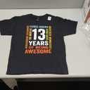 13 Years Old 13th Birthday Gift Vintage 156 Months Boy Girl T-Shirt, M
