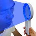 Cordless Wood's Lamp Ringworm Detection Light-Skin Testing-Esthetician-Veterinaria-5x Magnifying Wood Lamp Black Light-16 LED-Battery Powered