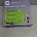 PWACCS Pressure Washer Hose for Power Washer  3600 PSI Kink Resistant Pressure Washing Extension Hose 50 FT x 1/4"  Universal Electric Power Wash Hose for Replacement  Compatible with M22 Fittings