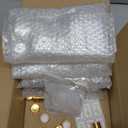 LemonRoad 20 Pcs 1.7oz Homemade Olive Oil Bottles Square Hot Sauce Glass Bottles Clear with Leak Proof Screw Cap and Stickers for Storing Homemade Olive Oil Wedding Baby Shower Party Favors