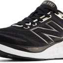 New Balance Women's Fresh Foam 680 V8 (10 Wide, Black/Light Gold Metallic/Black Metallic)