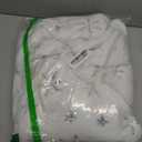 CHICHIC 60 Inch Large Christmas Tree Skirt White Tree Skirt Xmas Faux Fur Tree Skirts Christmas Decorations for Holiday Tree Ornaments Christmas Party Home Decorations with Sequin Silver Snowflakes