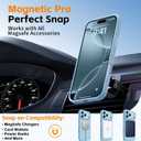 2 x Magnetic for iPhone 17 Pro Case, [Matte Solid Color] [Full Camera Protection] Protective Case for iPhone 17 Pro - Light Blue