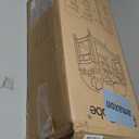 Pamo Babe 4 in 1 Baby Playards with Bassinet & Changing Table, Portable Crib Breathable Mesh and Toy Mobile (Black)