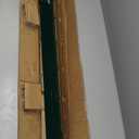 Metal Fence Post 4 Feet Green, Pack of 8, T Post for Wire Fence, No Dig Steel U Posts Fencing for Lawn Garden Wire Mesh Fences Poles Sign Outdoor Light Duty