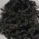 morvally Mens 80s Style Long Black Curly Hair Wig Glam Rock-Rocker Wig Perfect for Halloween, Cosplay, DIY Themed Costume Party