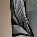 Hearth & Harbor Wrapping Paper Storage Container - Christmas Storage Bag with Ribbon Dispenser and Interior Pockets - Gift Wrap Organizer Fits Up to 26 Rolls of 40" Length, Silver (Large)