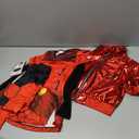 keaiyouhuo Girls Rise Red Costume Kids Princess Costume Halloween Cosplay Outfits with Short Sleeves Jacket Top Flared Pants Size 130