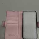 for iPhone 13 Pro Case Wallet with RFID Blocking Card Holder, PU Leather Kickstand Protective Flip Phone Cover Fit for iPhone 13 Pro 6.1", Rose Gold