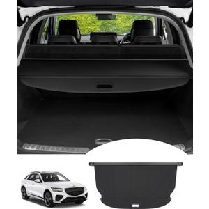 Powerty Cargo Cover for 2022-2025 2026 Genesis GV70 Accessories Retractable Trunk Cover Security Shielding Shade Cargo Luggage Cover