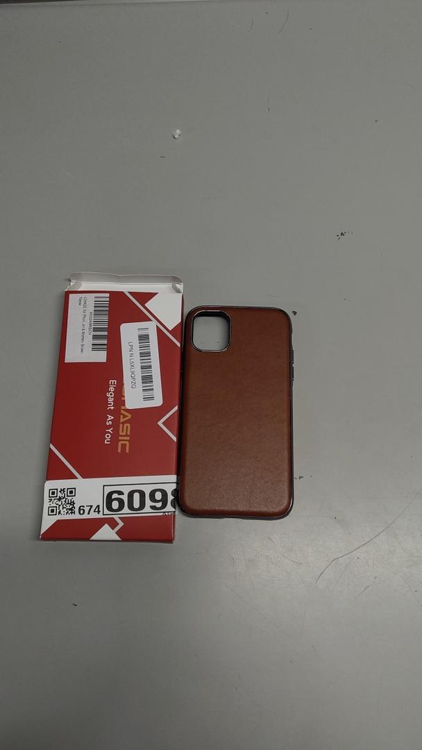 LOHASIC for iPhone 11 case Leather – Slim PU Leather with Electroplated Frame, Anti-Slip Grip, Soft TPU Bumper, Business Luxury iPhone 11 Phone case (6.1”) Protective Case for Men & Women- Brown