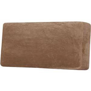 H.VERSAILTEX Velvet Stretch Individual Couch Cushion Cover Plush Cushion Slipcover for Loveseat Sofa Cushion Furniture Protector Seat Cushion Sofa Cover (1 Piece Sofa Cushion Cover, Camel)