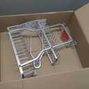 YASONIC Shower Caddy Hanging - Never Rust Shower Organizer - Aluminum Over The Head Caddy with 10 Hooks for Razor/Sponge - Rack with Soap Basket - Silver