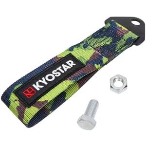 Kyostar Universal Racing Tow Strap for Front or Rear Bumper Towing Hooks, High Strength Tow Straps, Upgrade Version (Camouflage)