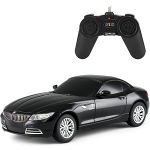 RASTAR 39700 1/24 BMW Z4 RC Car - Ideal Gifts for Play & Display - Officially Licensed Toy Car Model with Remote Controller for Kids, Teens & Adults - Black