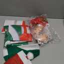 Civaner 9 Sets Christmas Apron Costume Accessories for Women Xmas Party Favor Photos Booth Props Elf Hats Headbands