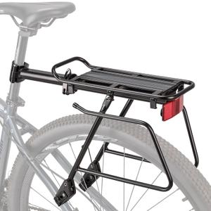 Rear Bike Rack - Bike Cargo Rack Quick Release Mount - Large Capacity Bicycle Pannier Rack 60lbs, Touring Carrier Rack fit 24-29 and 700c