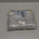 GKLUCKIN 5x8 Area Rug for Living Room, Lime Green Fluffy Shag Fuzzy Soft Rug for Kids, Nursery, Dorm, Indoor Plush Shaggy Furry Carpet, Light Gray 