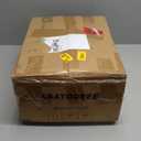 LAATOOREE Nightstands Set of 2, Small Side Table, Bedside Table with Fluted Door, Solid Wood Feet; Modern Mid-Century End Table for Bedroom, Small Space (White)