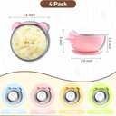 Stainless-Steel Baby Bowls with Suction: Food Grade & Dishwasher Safe - Baby Led Weaning Supplies for 6-18 Months Kids - High Chair