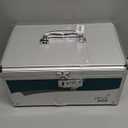 Glosen Medicine Lock Box with Combination Lock,Medication lock boxLarge 14x 8.5 x 7.5 Inch,medical box organizer