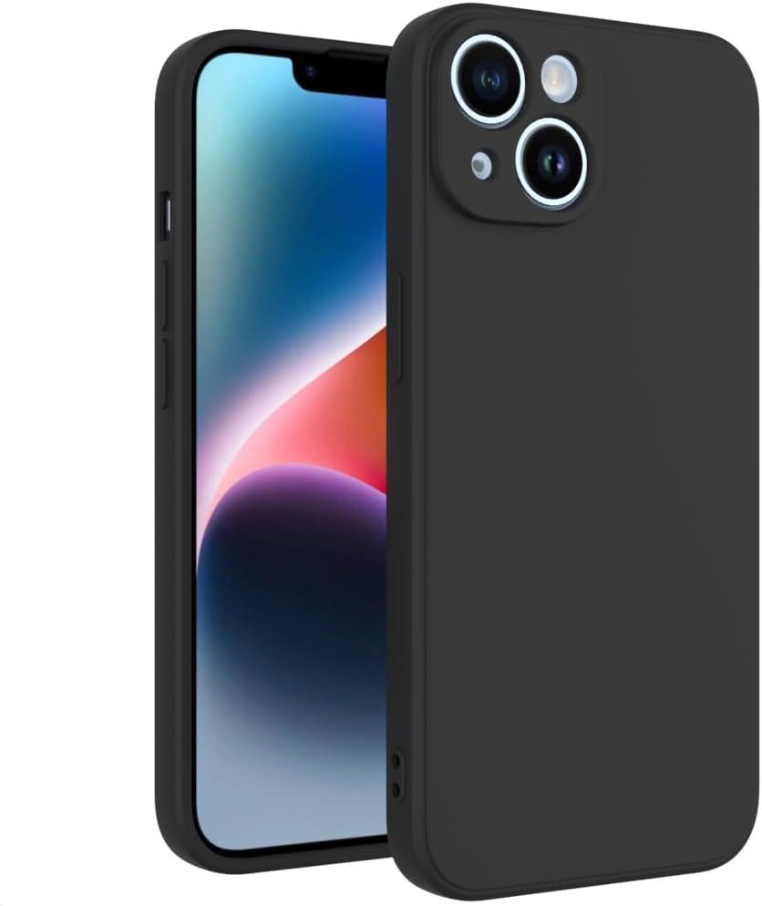 for iPhone 13 mini Case Black, Scratch Resistant with Soft Touch, Slim Thin Phone Cover for iPhone 13 mini 5.4 inch