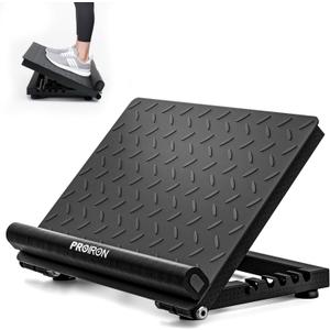 PROIRON Steel Slant Board for Calf Stretching, Calf Stretcher Slant Board for Squats 5 Adjustable Incline Angles, Incline Board 660lbs Weight Capacity for Ankle Stretching Training Home Gym