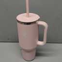 Hydro Flask Travel Tumbler with Handle, Lid and Straw - Insulated Stainless Steel in 40 Oz Trillium