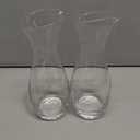 2 Pack Glass Wedding Sand Ceremony Set Pitcher Shaped Sand Jars Clear Unity Sands for Wedding Ceremony Set Sands Vase Decor Party Supplies 8.54 Inch