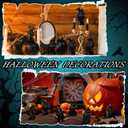 150 Pcs Miniature Crows Decor Mini Resin Crows Figures Black Raven Figurines Tiny Resin Animals for Holiday Scene Micro Landscape Spooky Party Table Decor