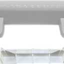 Toilet Seat Hinge Kit for Elongated Toilet Seat Compatible with Kohler 1150464-0, Slow and Quiet Close Design, White