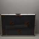 Trade Show Display Case for Cards 34" x 22" Aluminum Portable Locking Display Case with Wheels and Foldable Stand, Clear Acrylic Top Tabletop Showcase for Jewelry, Collectible & Sports Cards