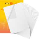 HTVRONT Sublimation Sticker Paper - 20 Pcs Matte Transparent Waterproof Sublimation Stickers