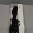 TYMO Ionic Hair Straightener Brush - One-Step Hair Straightener for Women, Straightening Brush with Negative Ions, 16 Temp Settings, LCD Display, Dual Voltage, Hot Comb Flat Iron for Frizz-Free Styles (Elegant Matte Black)