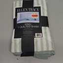 Ellen Tracy™ Stripe Single King Quilted Sham - Green