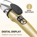 1 1/4 Inch Curling Iron for Home and Travel, Dual Voltage 100-240V
