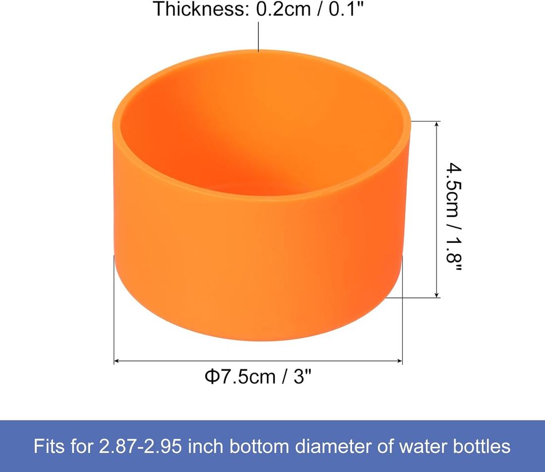 Silicone Boot, Bottom Sleeve Protector, Anti-Slip Protective Sleeve for Water Bottle, Car Travel Cup