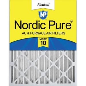 Nordic Pure 16x24x4 (15_3/8 x 23_3/8 x 3_5/8) Pleated MERV 10 Air Filter 1 Pack